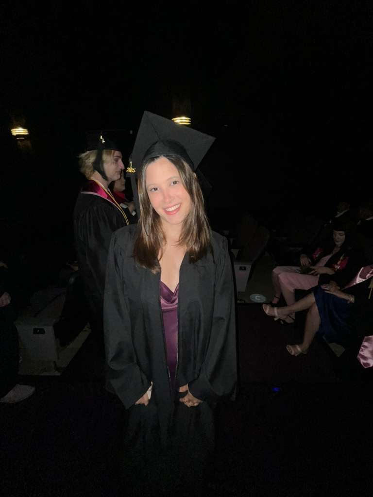 Giaele Ronchi at her New York Film Academy graduation